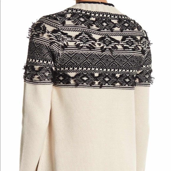 Chaser contrast stitch cardigan sweater Knit XS - Picture 3 of 8